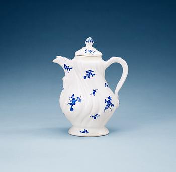 738. A Rörstrand faience pot with cover, 18th Century.
