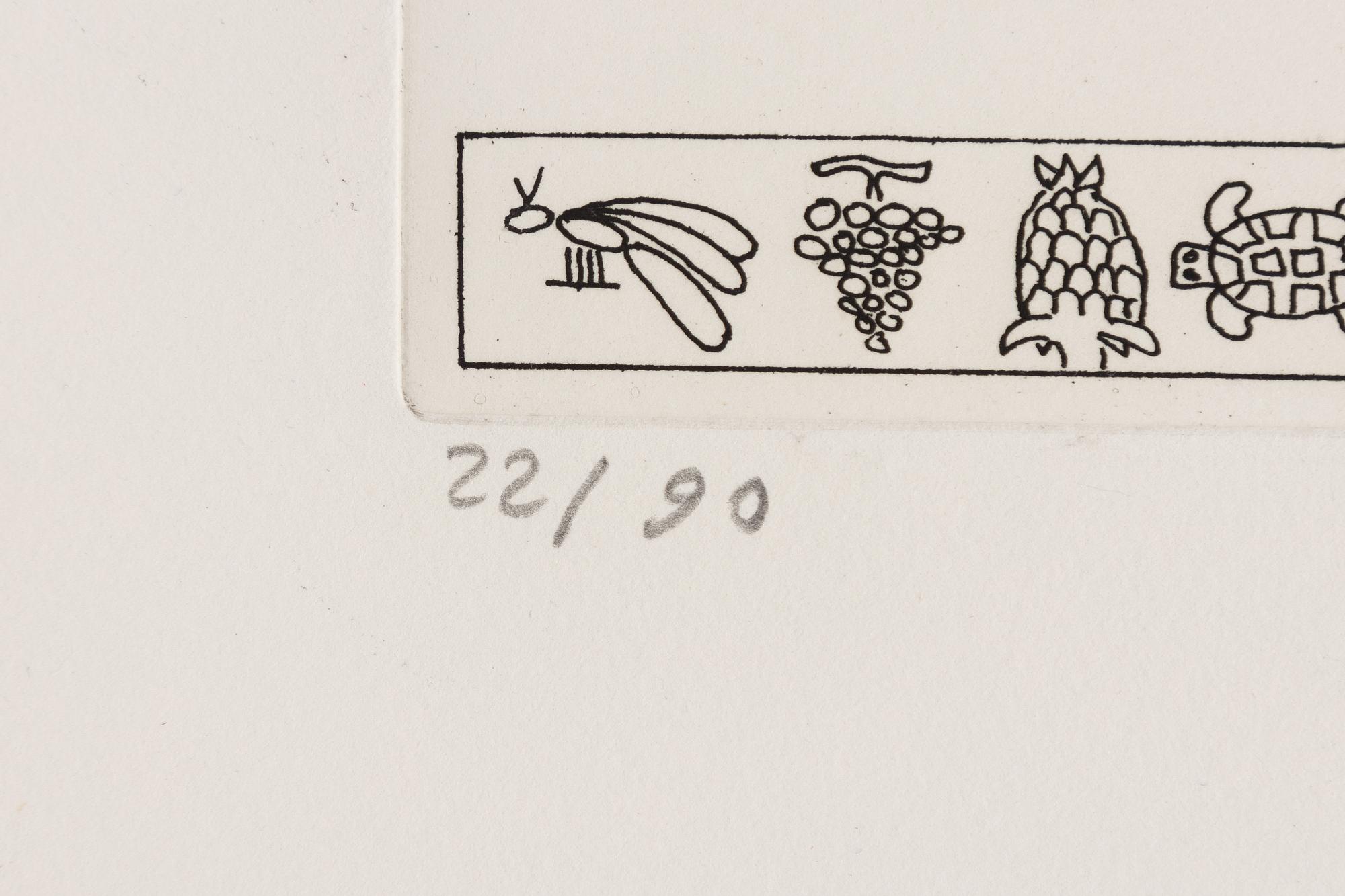 Folder with graphic prints by various artists "Les Hypergraphies".
