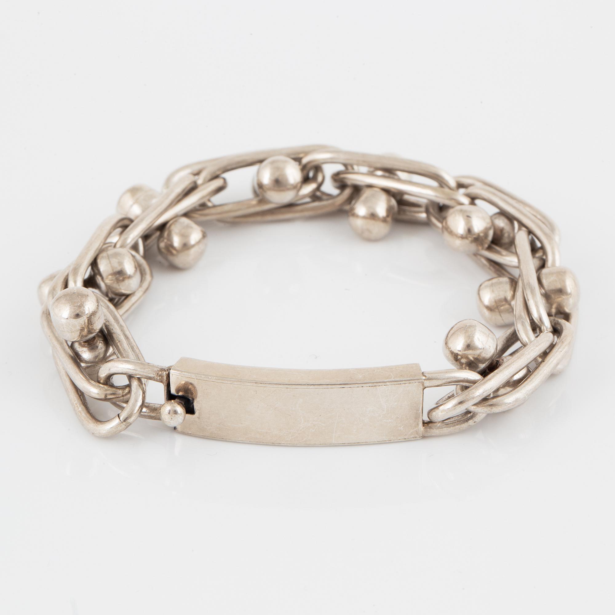 Silver bracelet, Mexico.