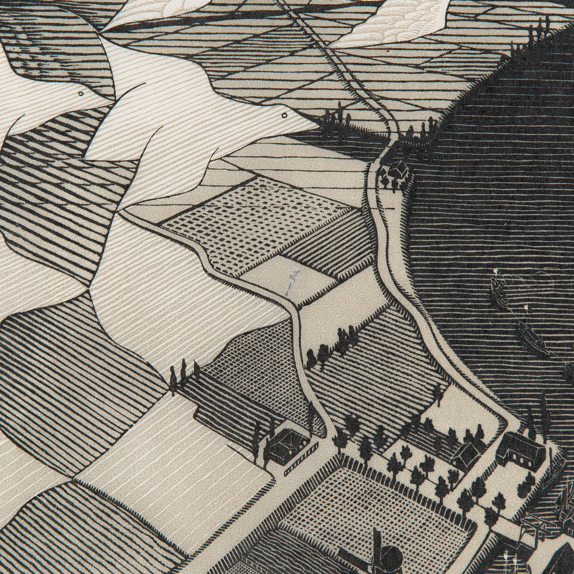Maurits Cornelis Escher, 'Day and Night'.
