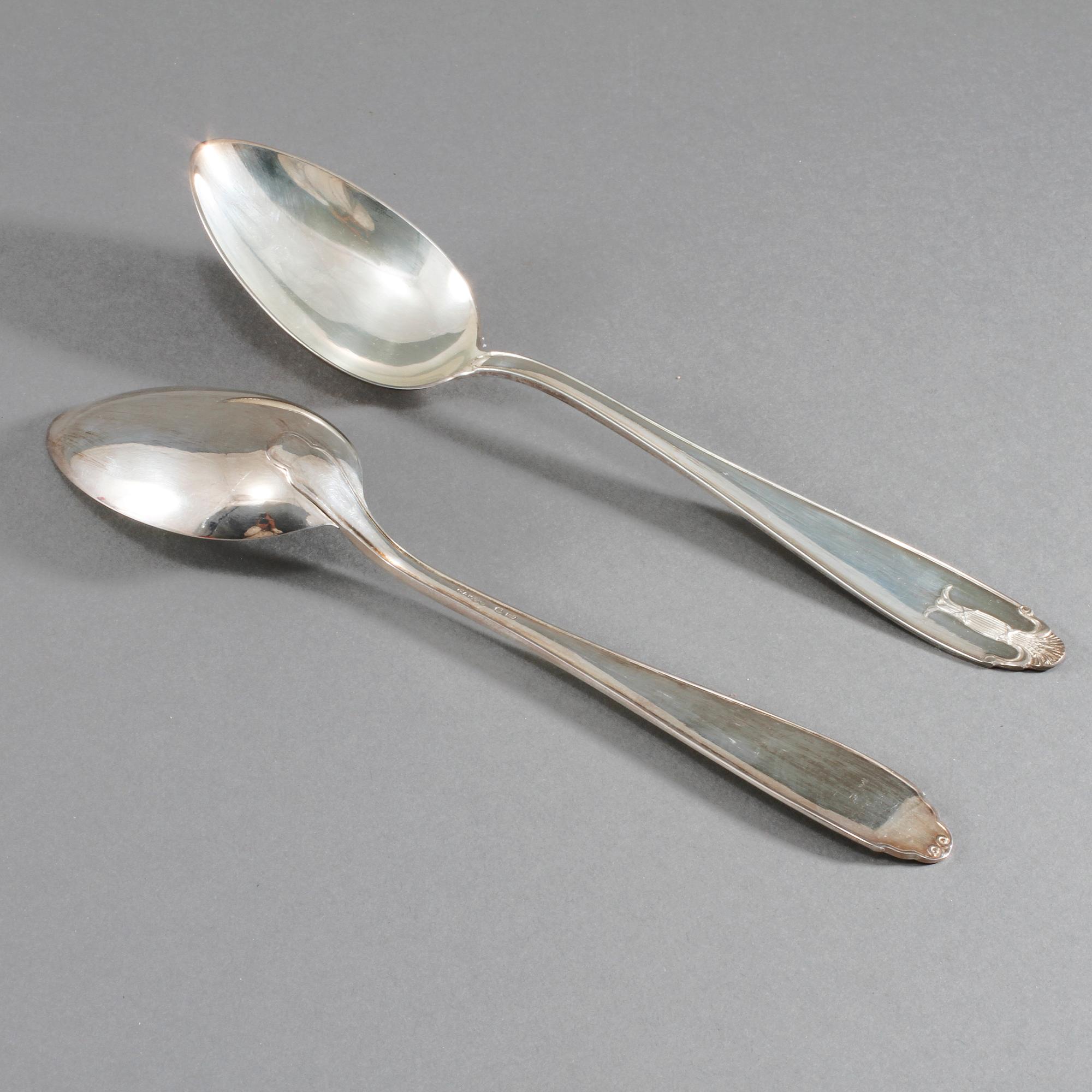 SKEDAR, 12 st, "Vasa", silver, GAB, Stockholm, 1930-tal, vikt 806 g.