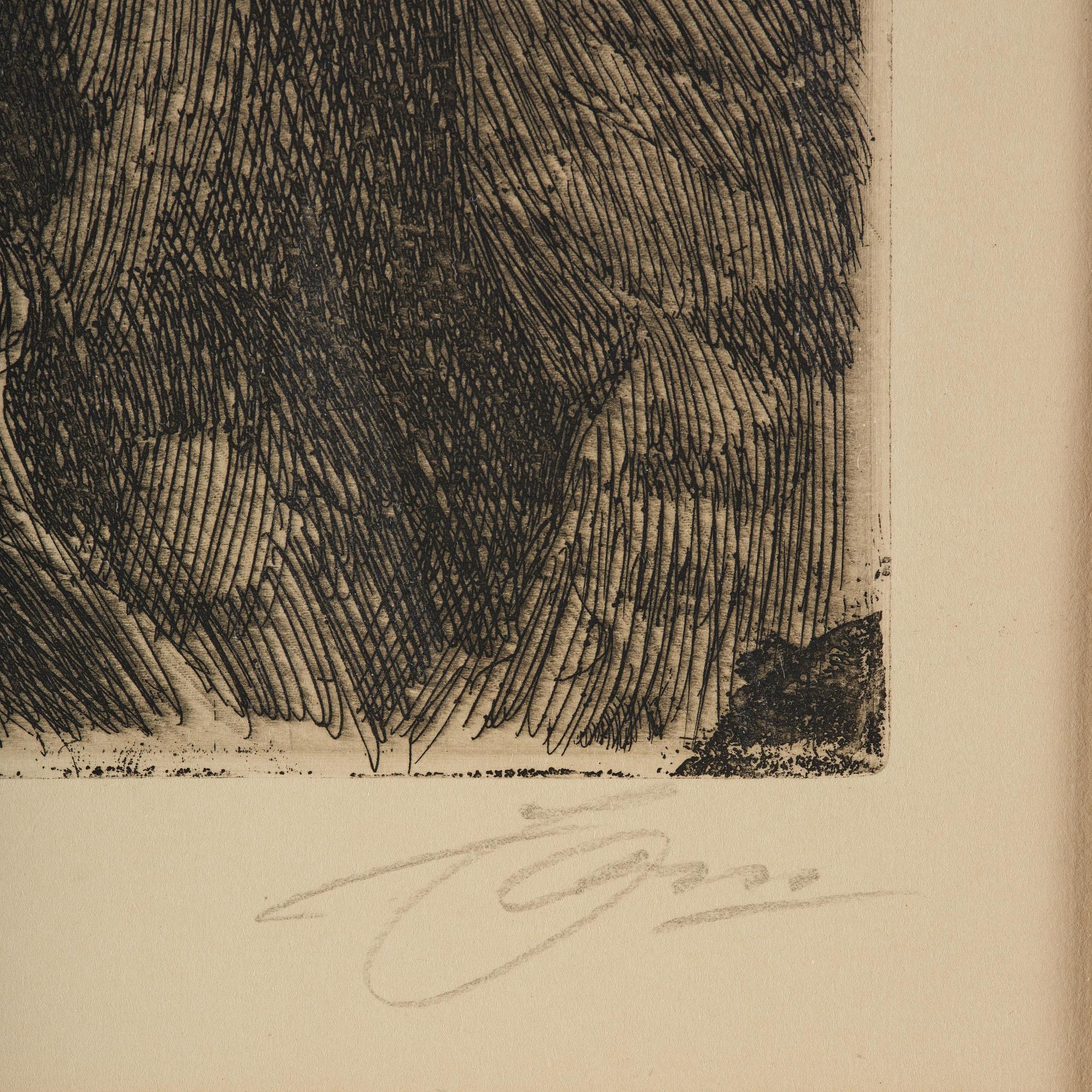 Anders Zorn, "August Strindberg".