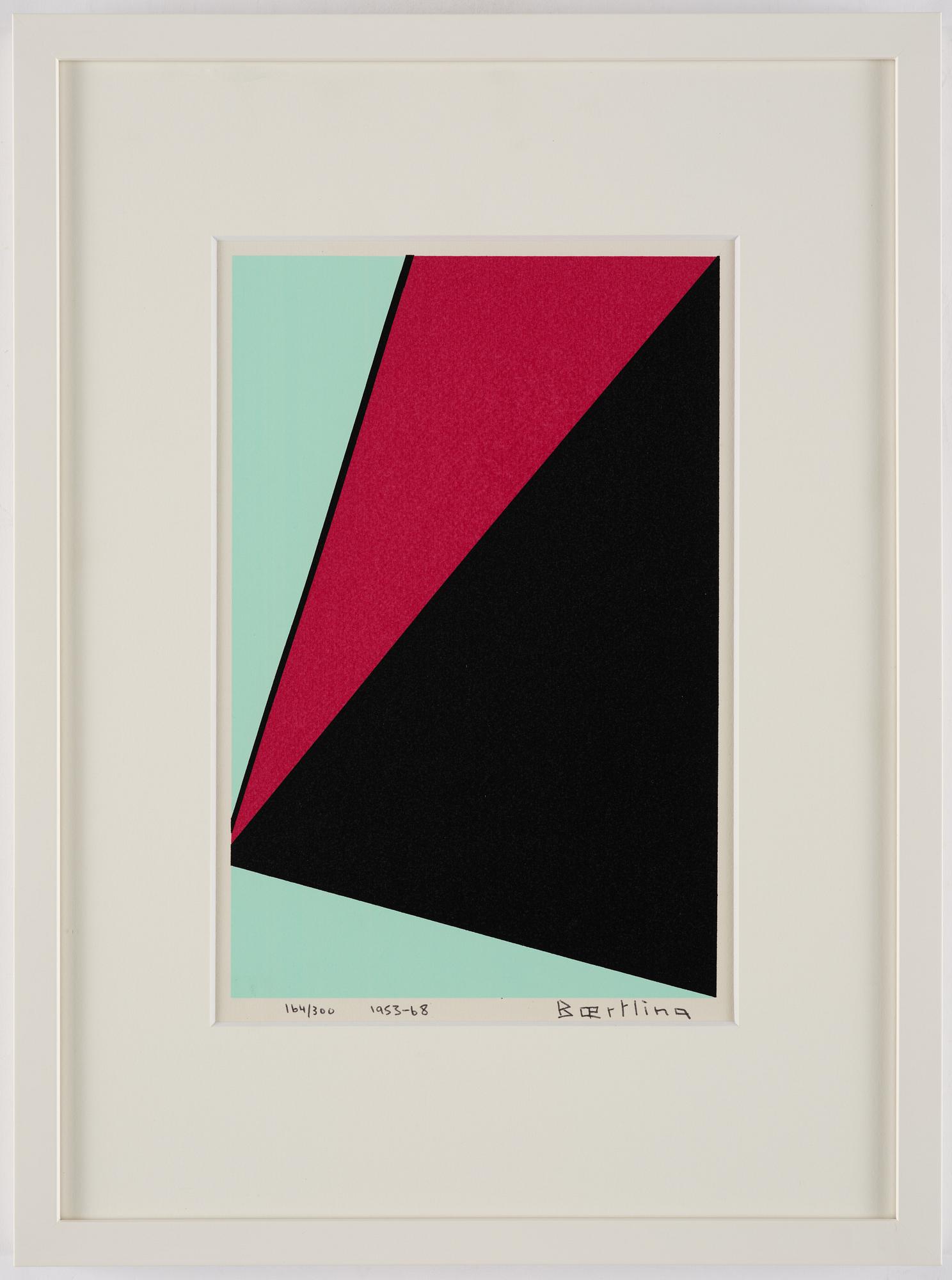 Olle Bærtling, "Thème noir rouge blanc".