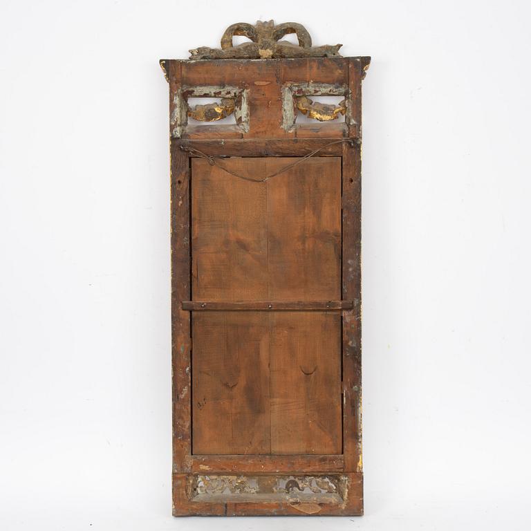 A late Gustavian giltwood mirror by J. Åkerblad (master in Stockholm 1756-99).