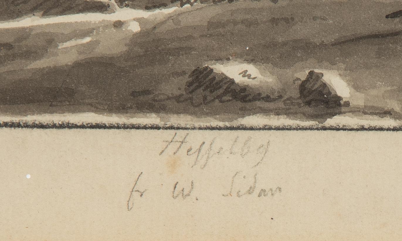 Ulrik Thersner, tuschlavering, daterad 1820.