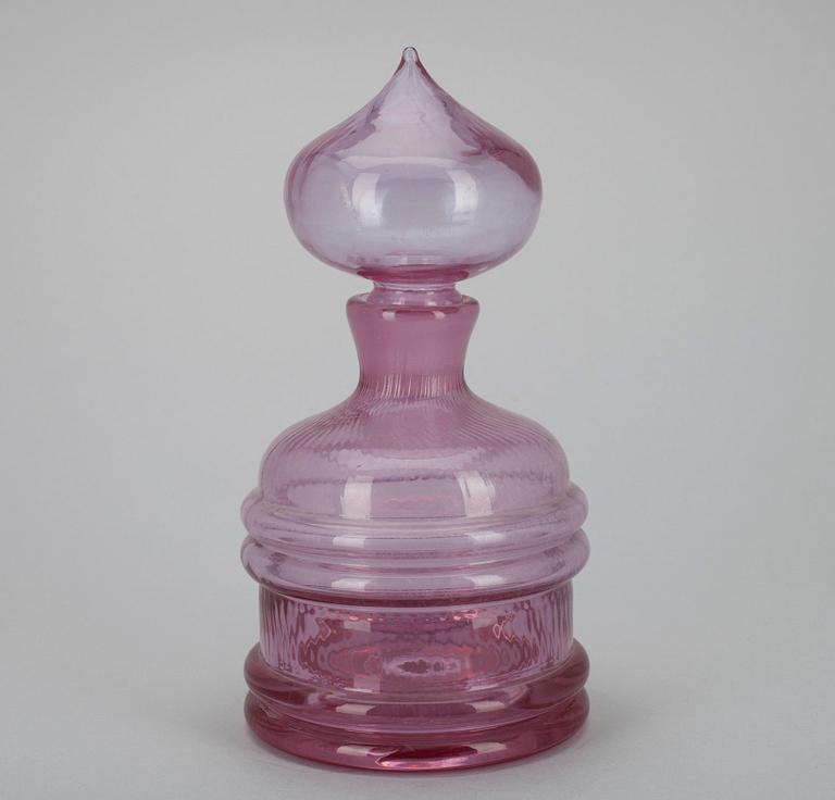 KARAFF, glas, "Sultan", Nanny Still, Riihimäen Lasi 1966-1969.