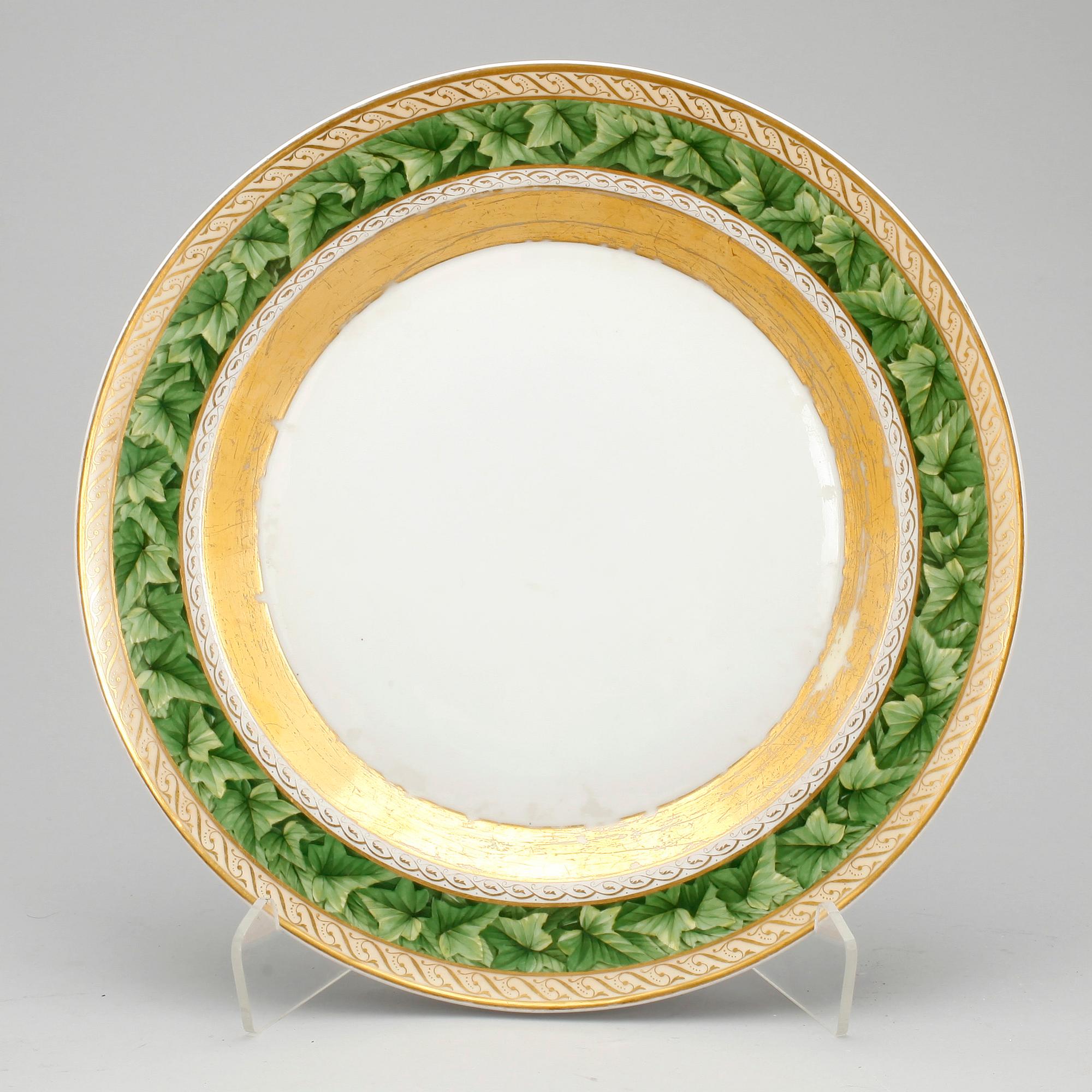 FAT, porslin, empire, KPM, Königliche Porzellanmanufaktur, Berlin, 1800-talets första hälft.