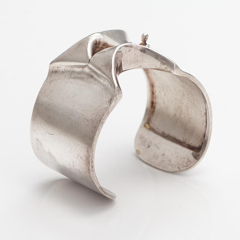 Björn Weckström, A sterling silver bracelet "Man from Mercury". Lapponia 1970.