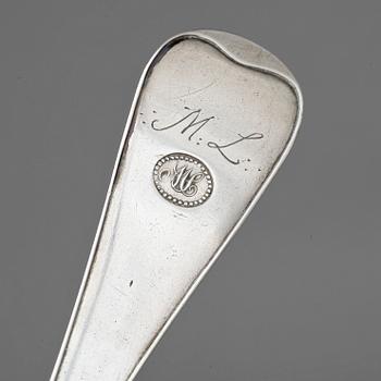 STRÖARE, silver, Magnus Ljungqvist, Kristianstad, 1791. Vikt ca 66 gram.