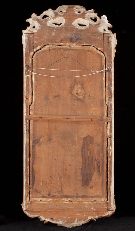 A Swedish Rococo 18th century mirror.