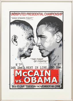 Mr Brainwash, "McCain vs Obama".