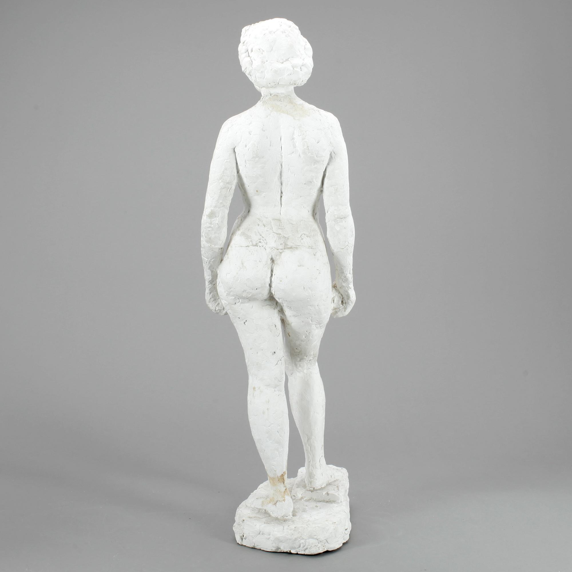 OKÄND KONSTNÄR, gips, signerad, daterad -57.