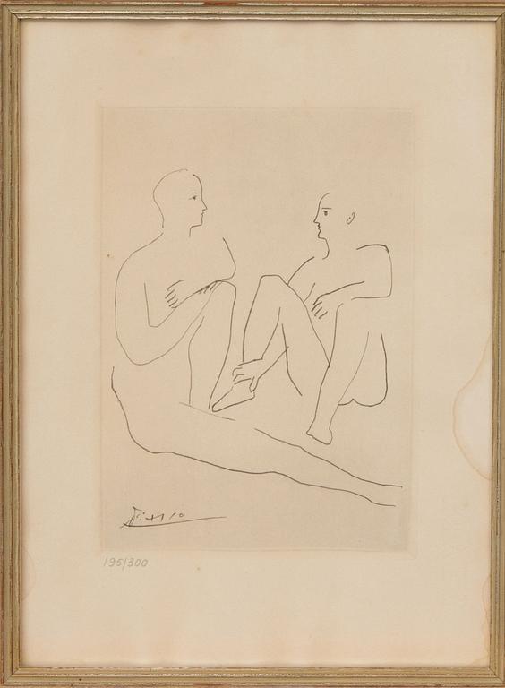 PABLO PICASSO, fotogravyr, numrerad 195/300.