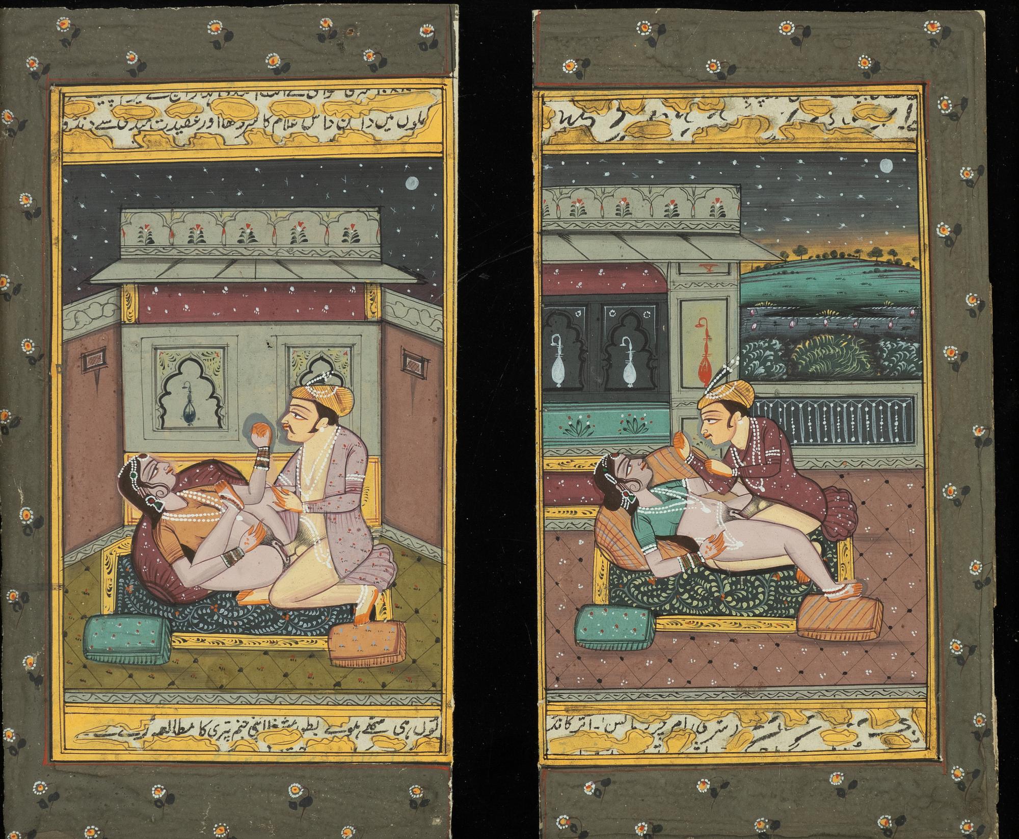 Gouaches, 4 pcs, India, circa 1900.