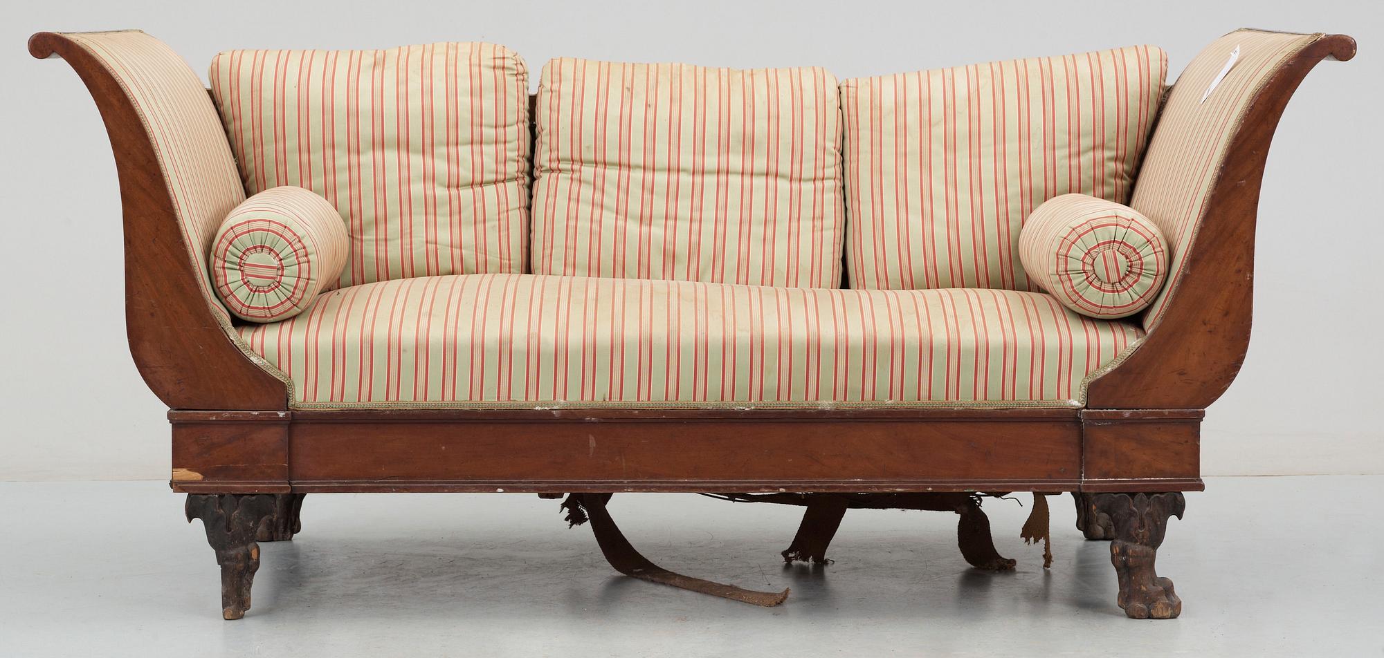 SOFFA, empire, 1800-talets första häft.