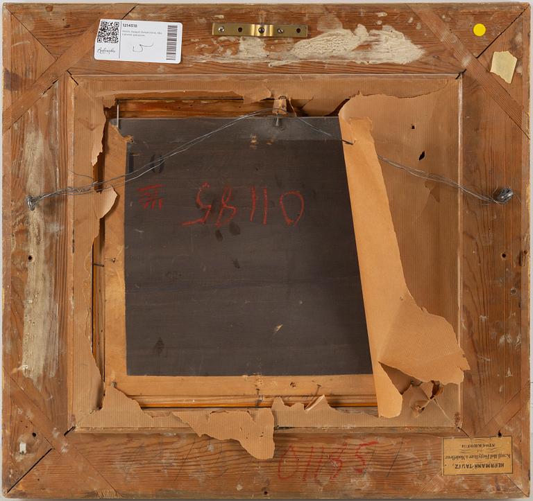 HENRIC ANKARCRONA, oil on panel, signed and dated 1871.