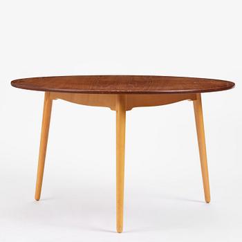 Hans J. Wegner, matgrupp, sju delar, "Hjerte-set", Fritz Hansen, Danmark, 1965.