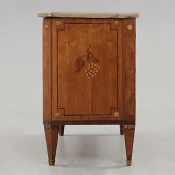 A Gustavian commode by N. P. Stenström, not signed.