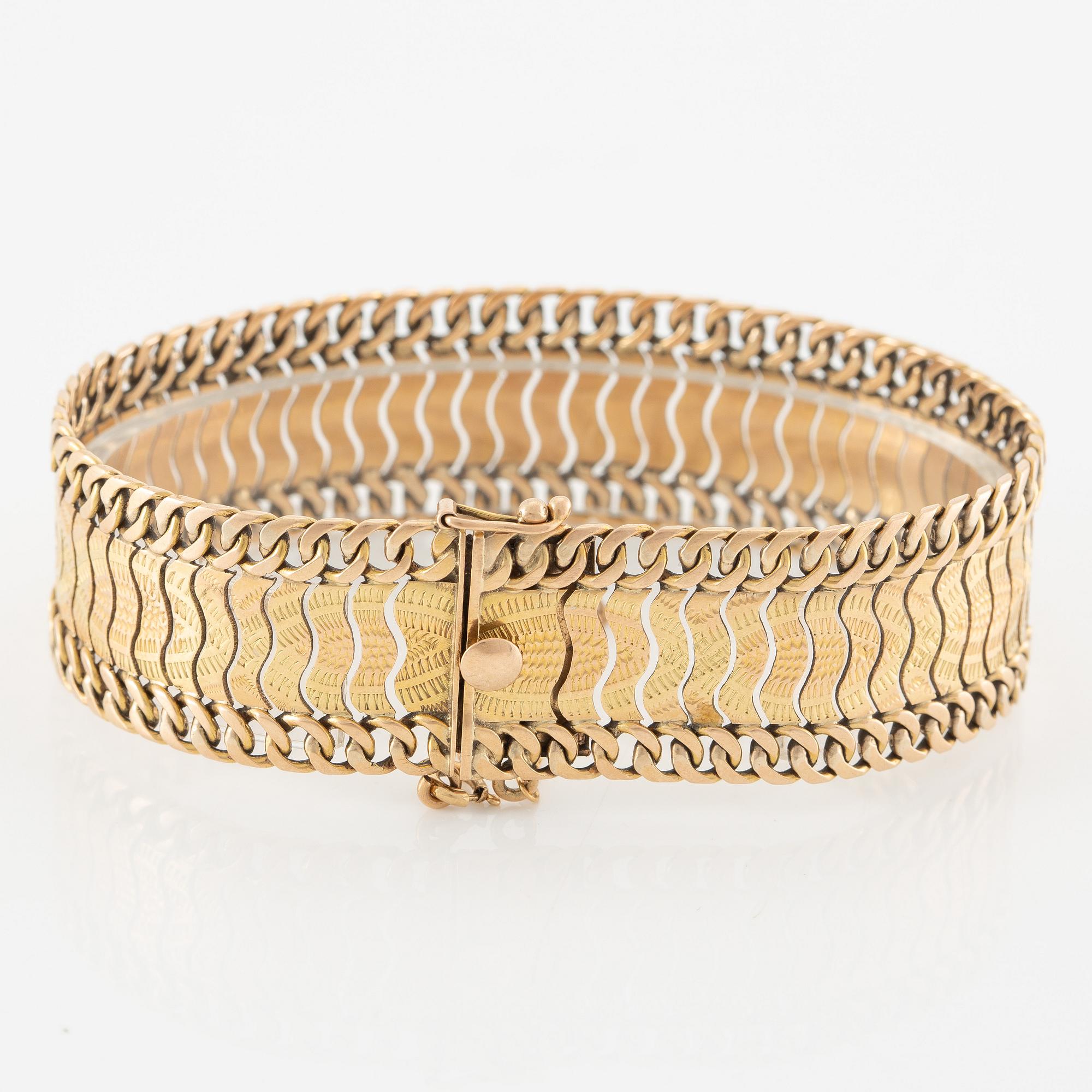 Bracelet 18K gold, Peru.