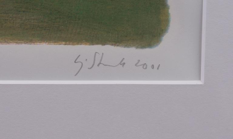 KAJ STENVALL, litografi, signerad, daterad 2001 och numrerad 178/195.