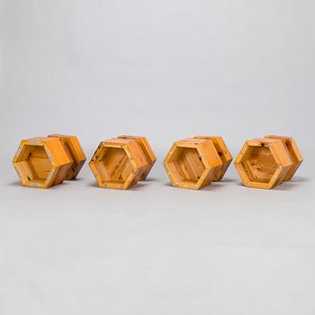 Jakkaroita, 4 kpl, 1960/1970-luku.