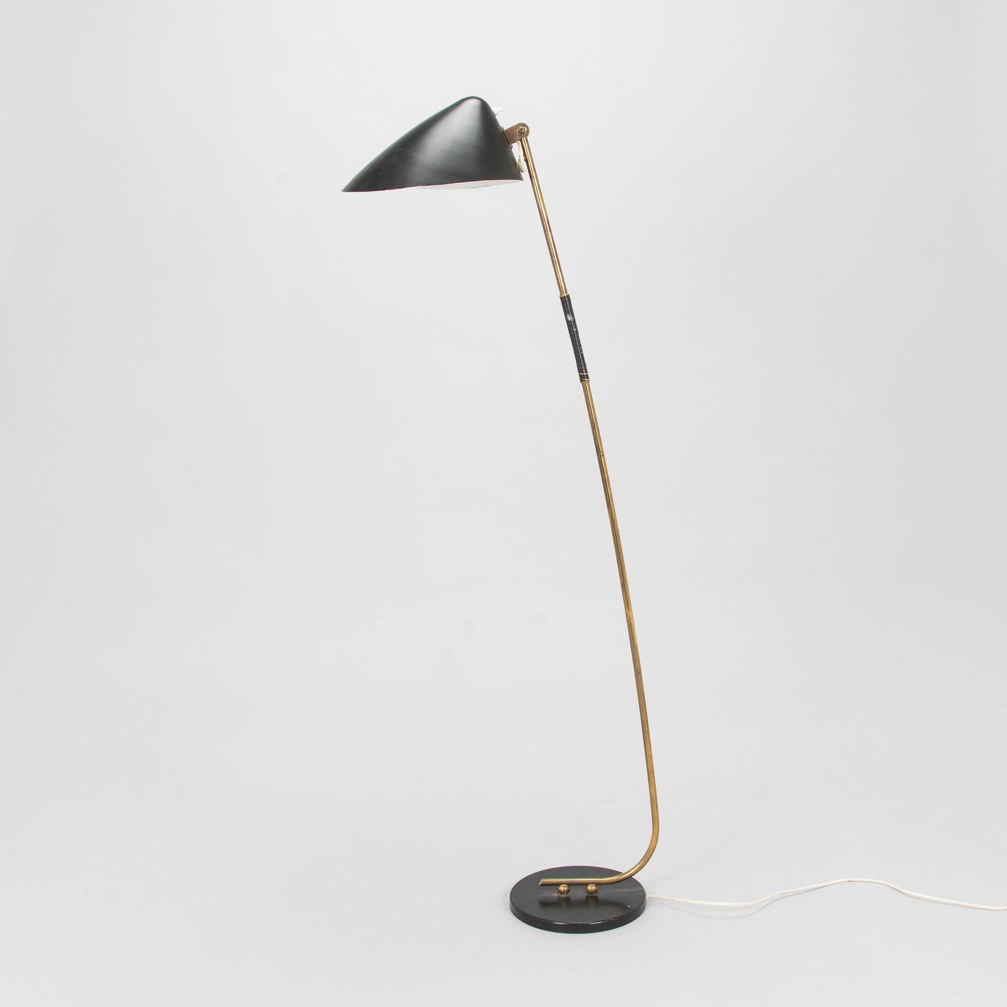 Golvlampa, modell EN35, Itsu Finland, 1900-talets mitt.
