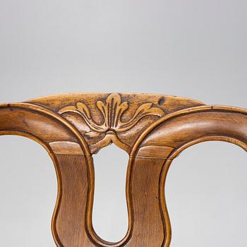 A pair of Late Baroque Chairs, a. mid-18th century.