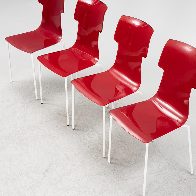 Carlo Colombo, a set of four 'My chair', Guzzini, 21st Century.