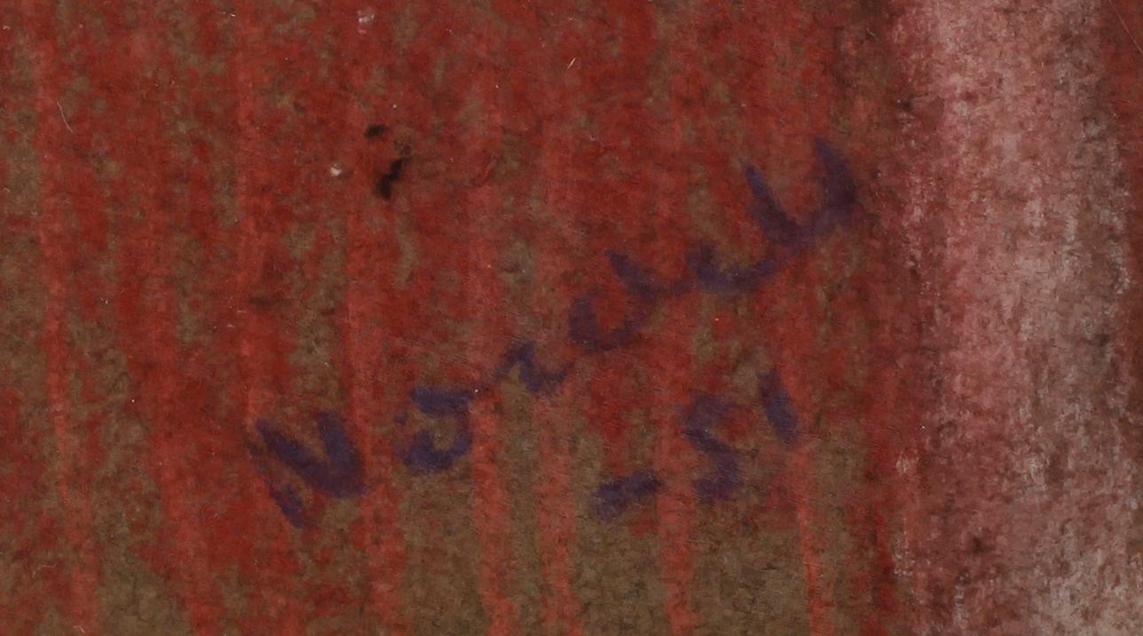 ESKIL NORDELL, blandteknik, sign och dat -51.