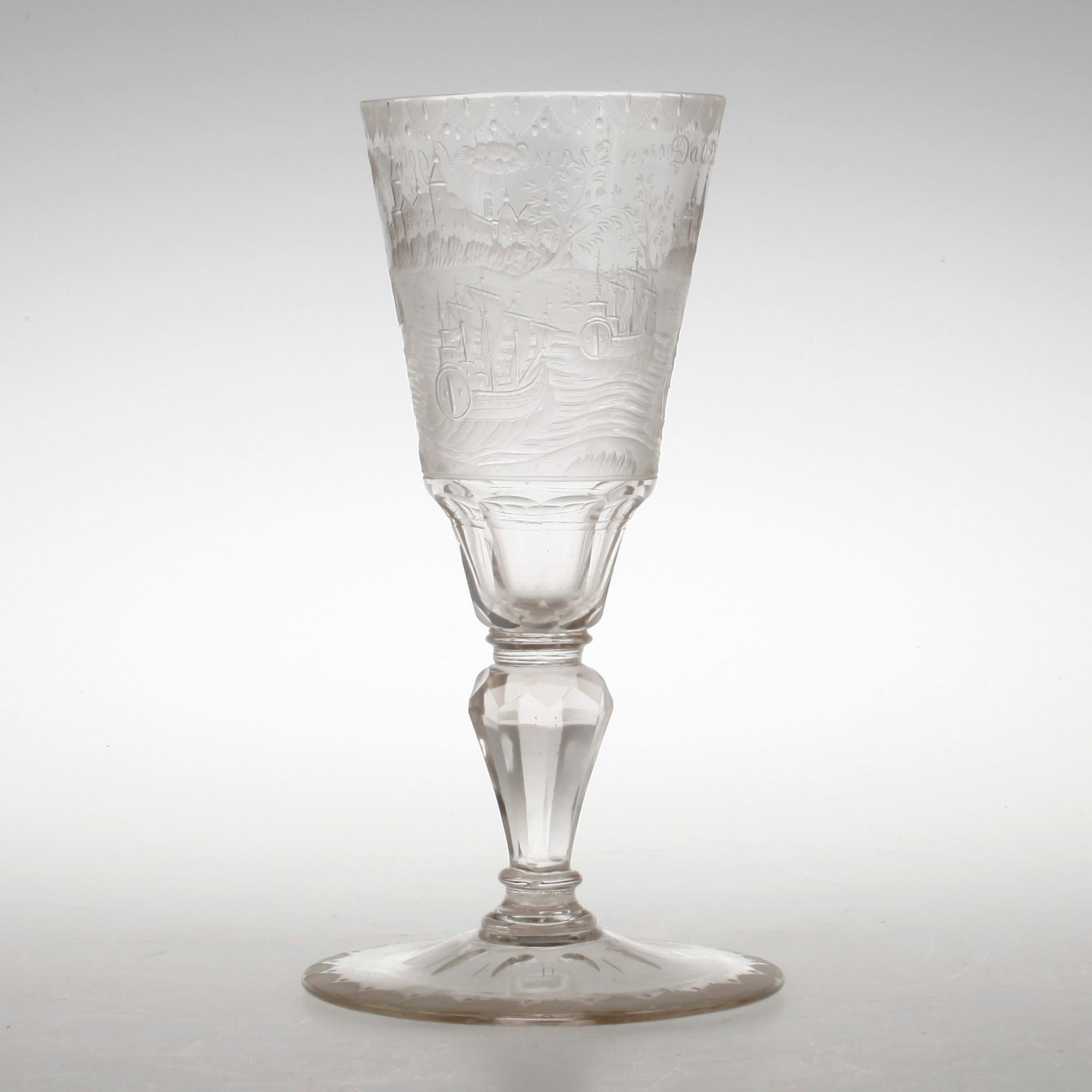 POKALGLAS, Europa, 1700-tal.