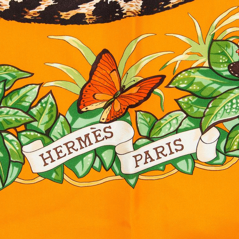 HERMÉS, scarf, "Jungle love".