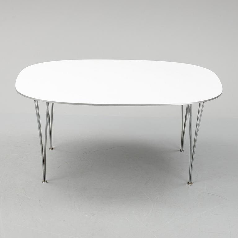 Bruno Mathsson & Piet Hein, bord, "Superelips", Fritz Hansen, Danmark.