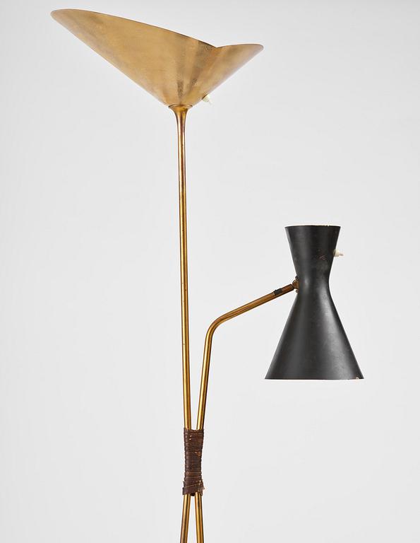 Asea, a Swedish Modern floor lamp model "E1781", Västerås, 1950s.