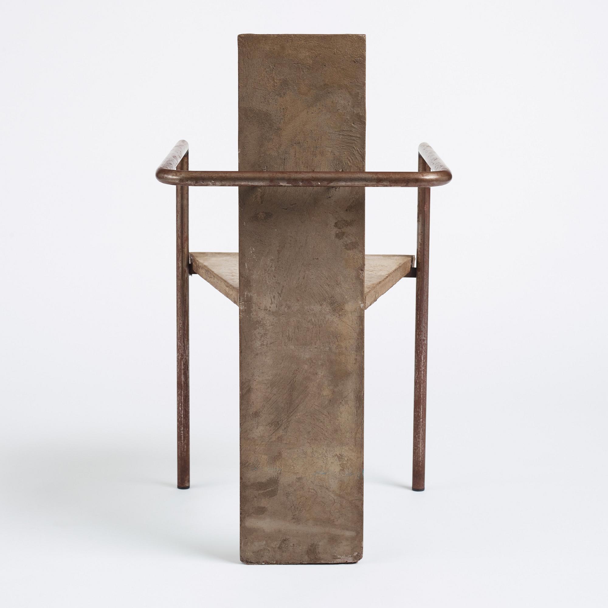 Jonas Bohlin, ”Concrete”, karmstol, Källemo, efter 1981.