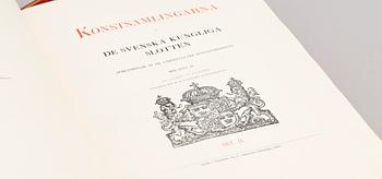 BOK, 2 vol, "Konstsamlingarna å de svenska kungliga slotten" av John Böttiger, numr 53/200, Stockholm 1897.