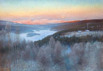 88. Anshelm Schultzberg, "Landskap i Jämtland".