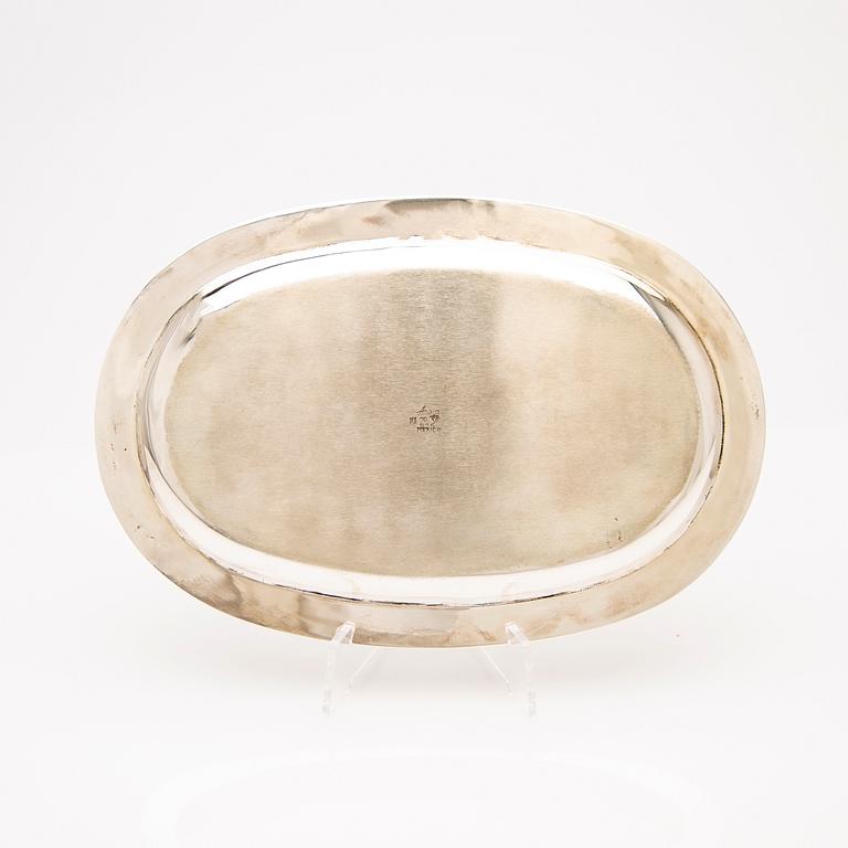 Tray, sterling silver, Mexico.