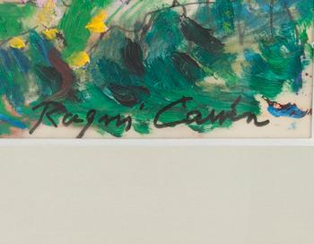 RAGNI CAWÉN, olja på papper, signerad.