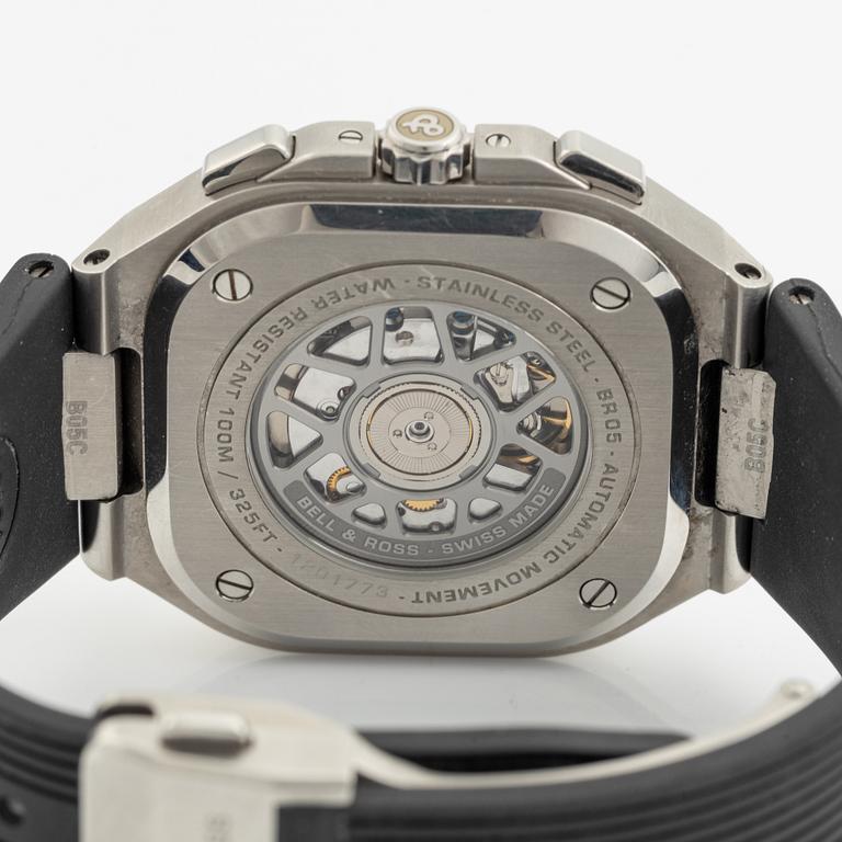 Bell & Ross, BR05, chronograph, wristwatch, 42 mm.