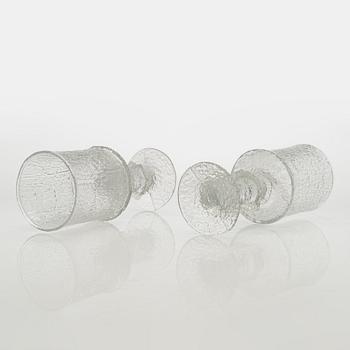 . Timo Sarpaneva, dricksglas, 13 st, "Juhlalasi" 2140, Iittala.