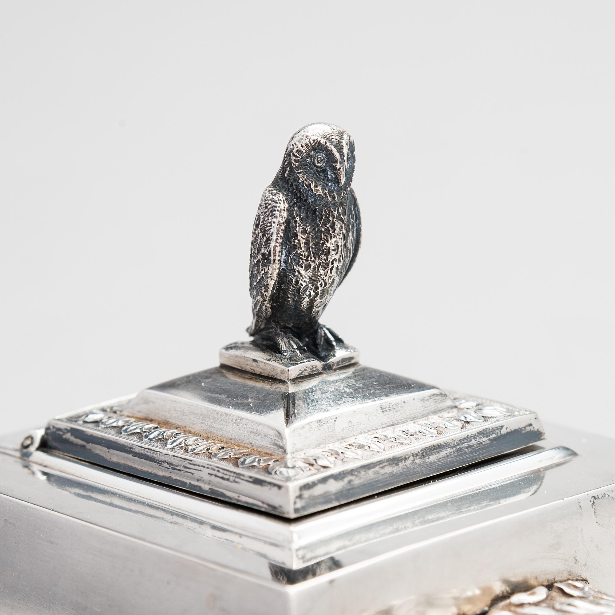 Iisakki Saha, mustepulloteline, hopeaa, Pori 1921.