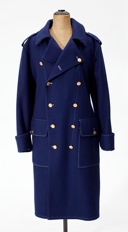 A Jean Paul Gaultier coat for men.