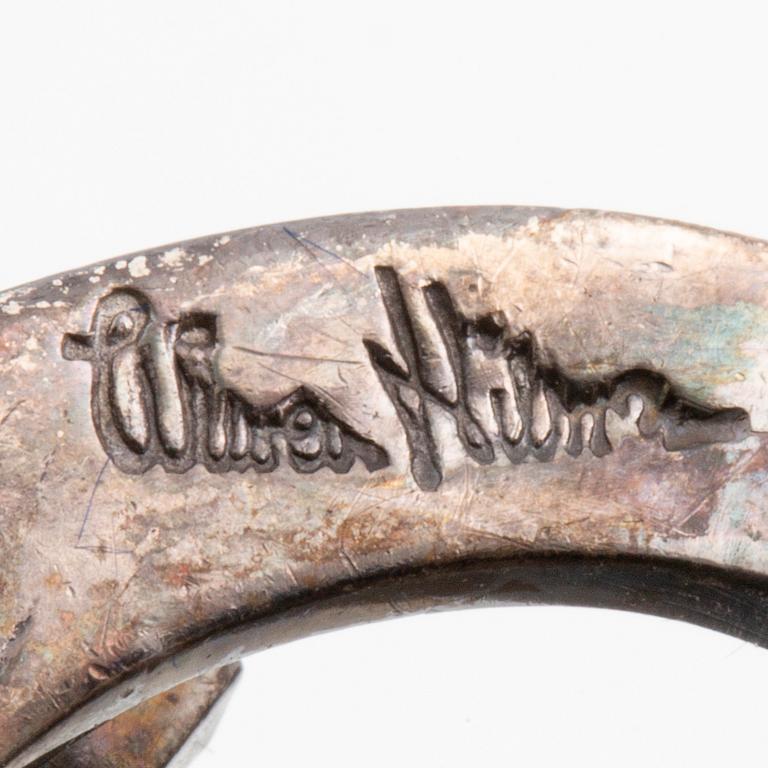 Wiwen Nilsson, manschettknappar sterling silver Lund 1963.