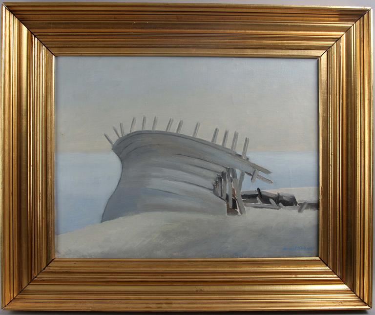 ALBERT KRÜGER, olja på duk, sign.