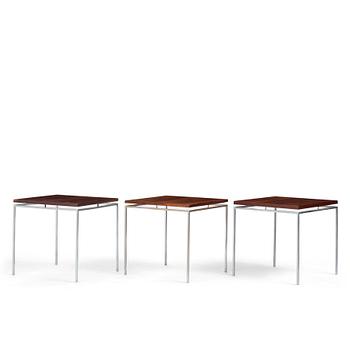415. Knud Joos, a set of three side tables, Jason, Denmark, 1960s.