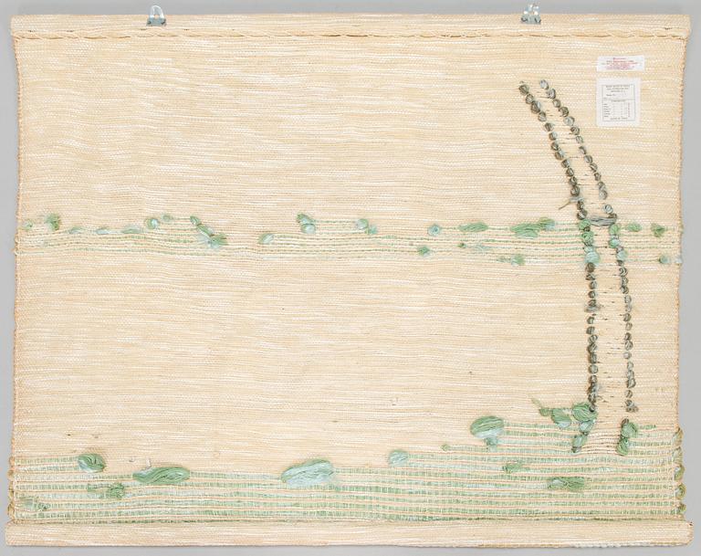 Don Freedman, woven tapestry, 1988. Ca 100 x 126 cm.