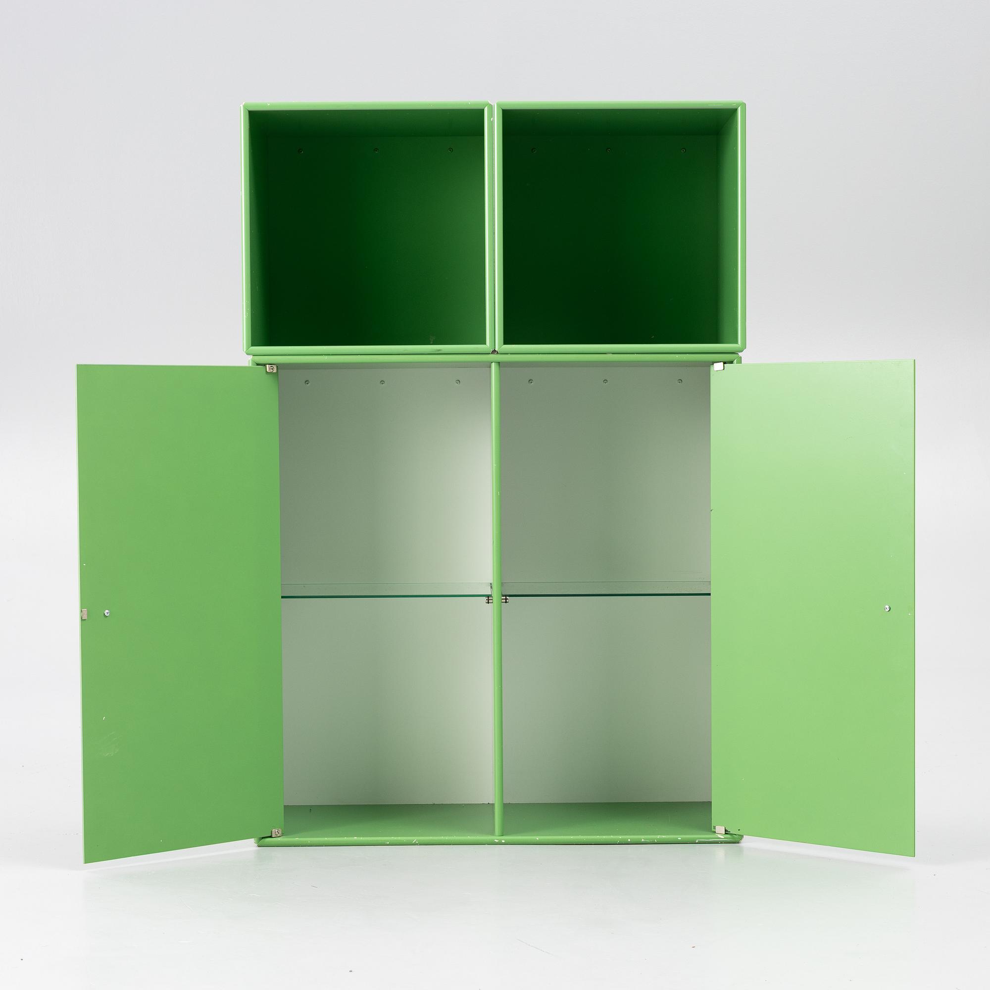 Peter J Lassen, a cabinet and 2 shelves/bedside stands. Montana.