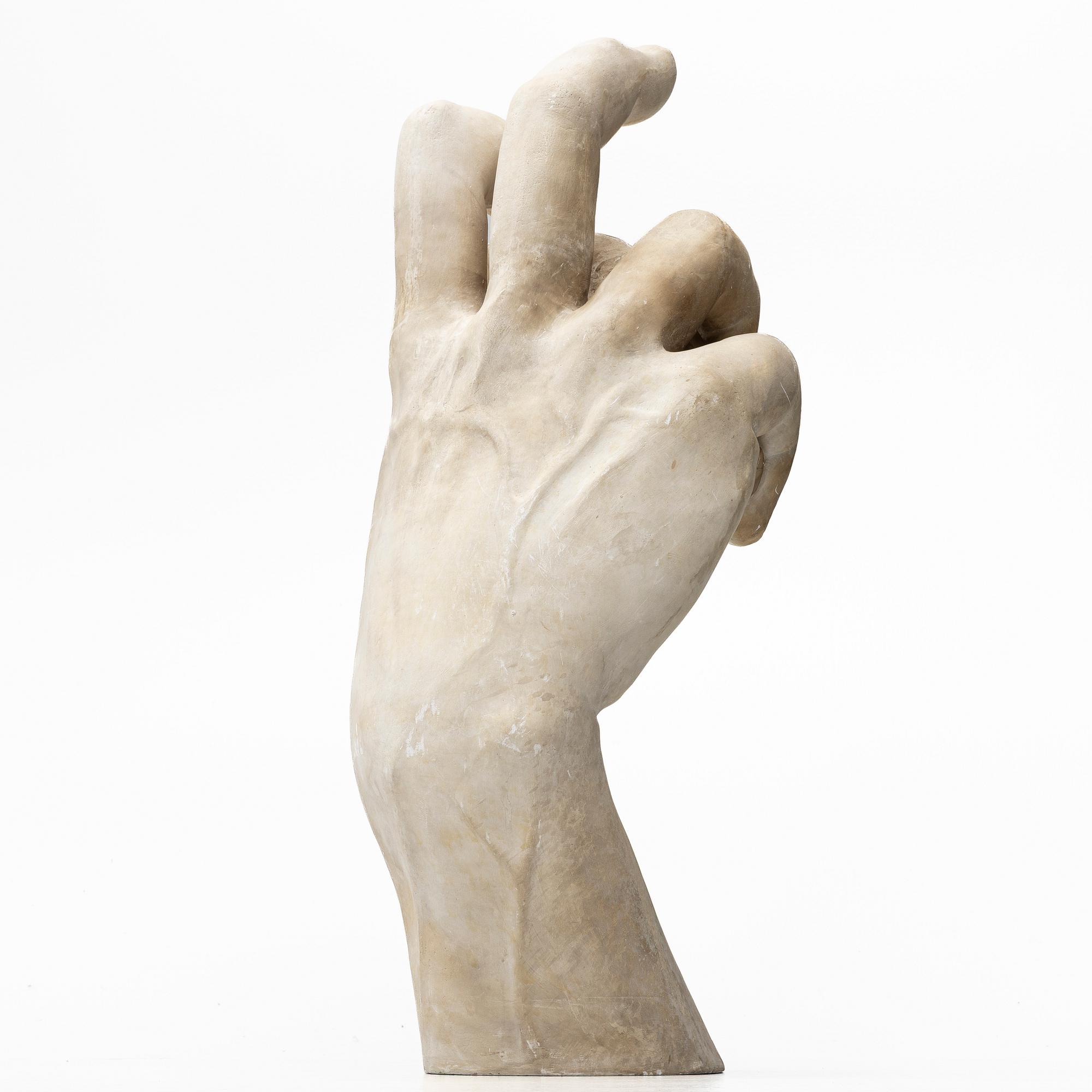 Skulptur, hand, 1900-tal.