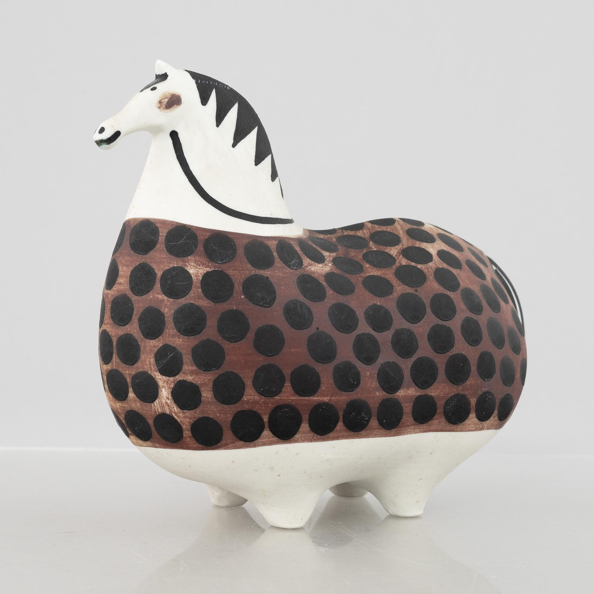 Stig Lindberg, a stoneware sculpture "Springare", Gustavsberg, in production 1952-1972.