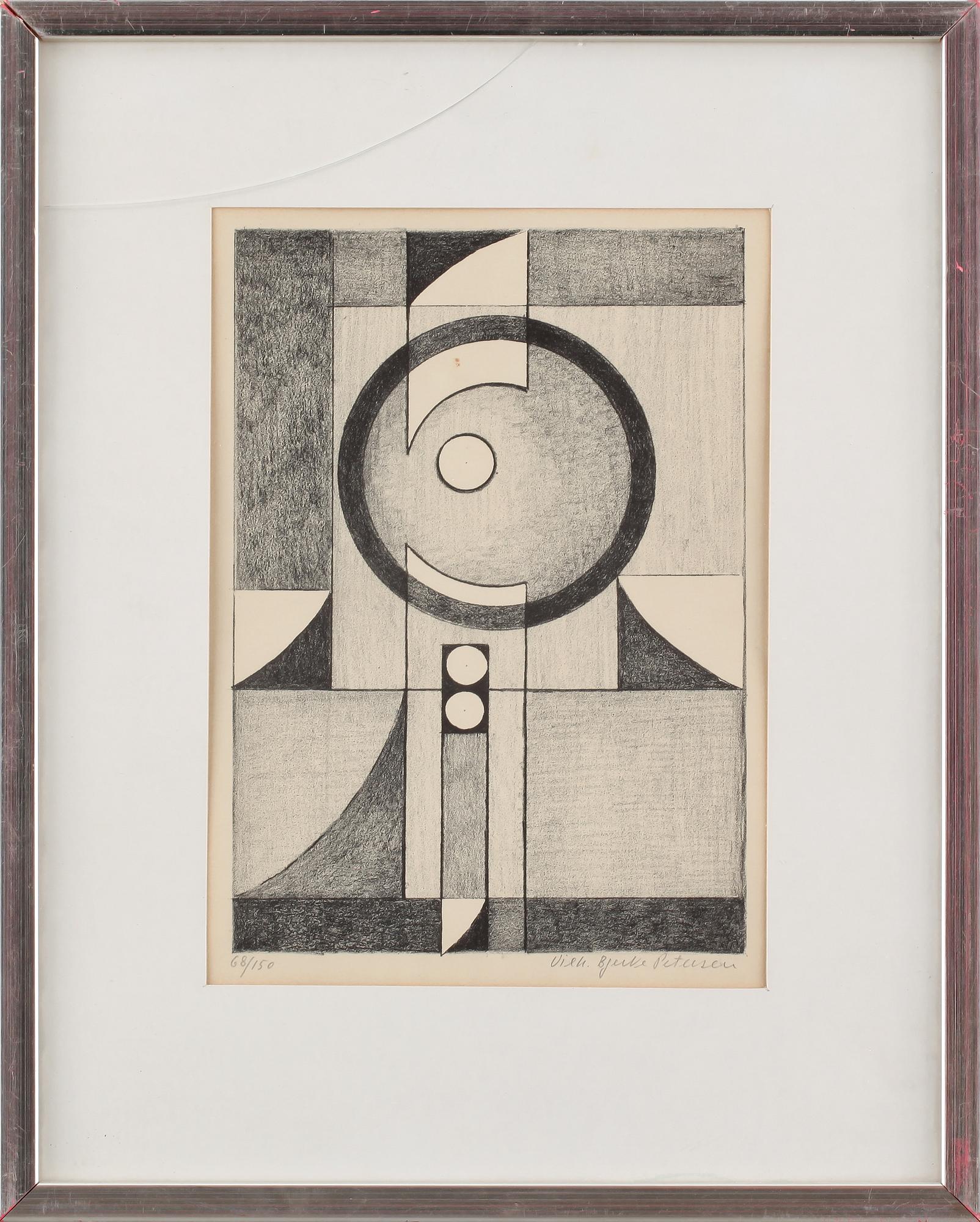 VILHELM BJERKE-PETERSEN, grafiskt blad, signerad och numrerad 68/150.